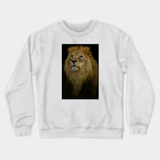 Lion, Waiting Crewneck Sweatshirt